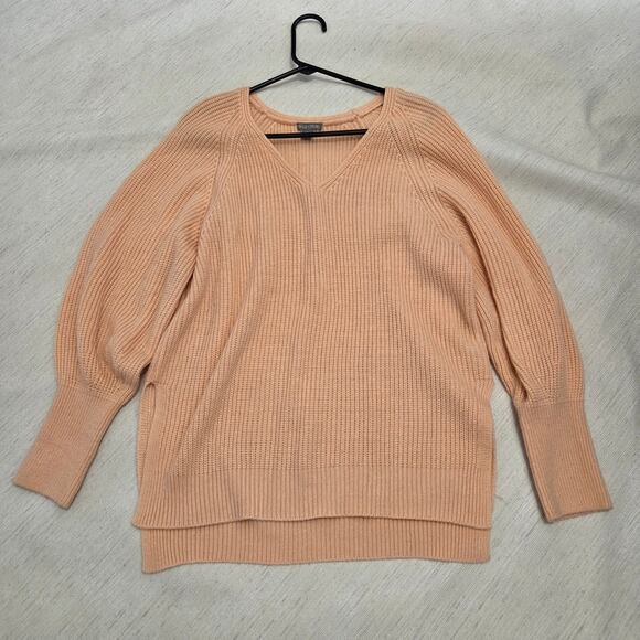 Falls Creek light orange woman's sweater size Medium - Picture 1 of 5